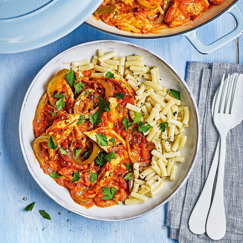 Photo of Turkey paprikash with macaroni by WW