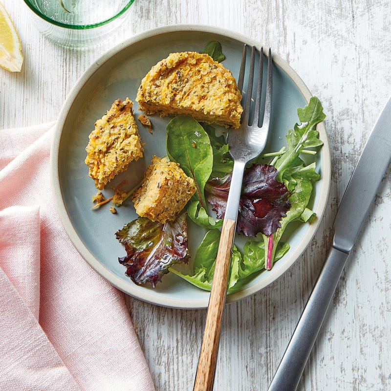 Muffins mit Quinoa, Karotten und und Chiasamen