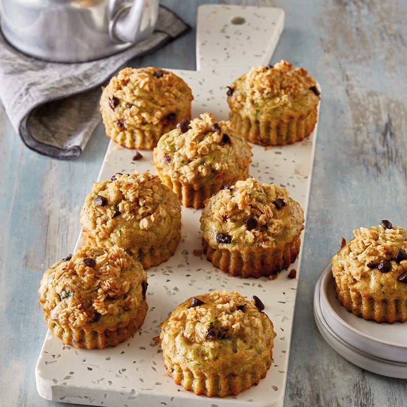 Knusprige Muffins mit Schokokügelchen