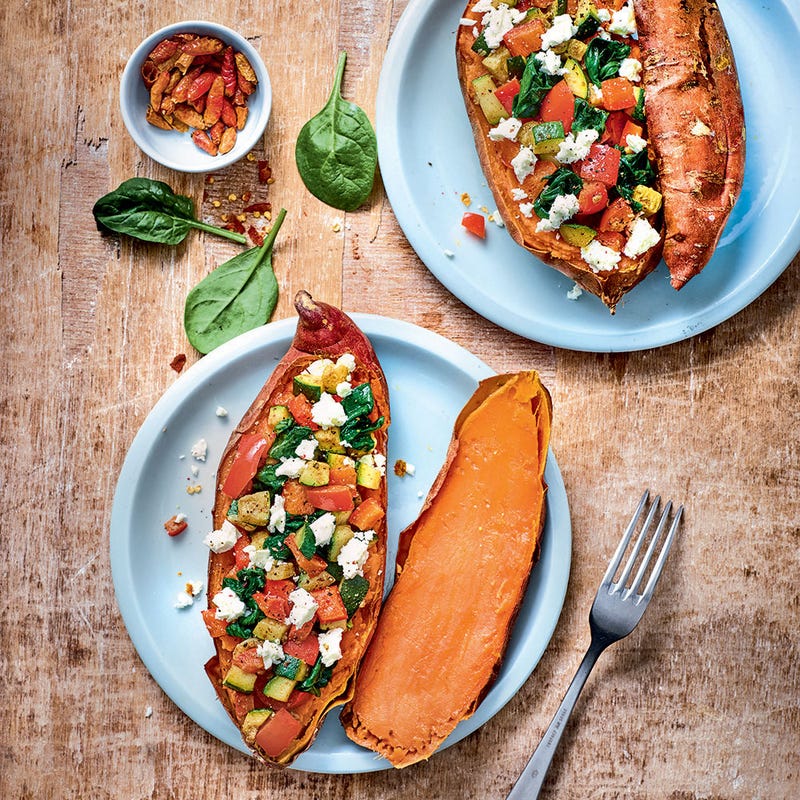 Patates douces farcies