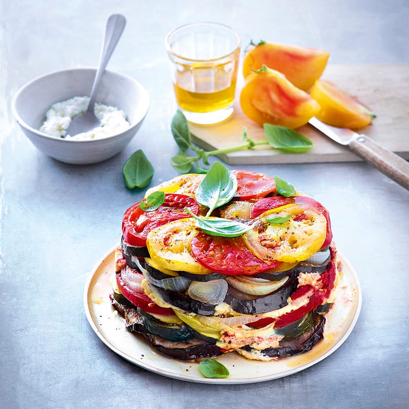 Gâteau de légumes à la brousse