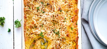 Gratin de lentilles au curry