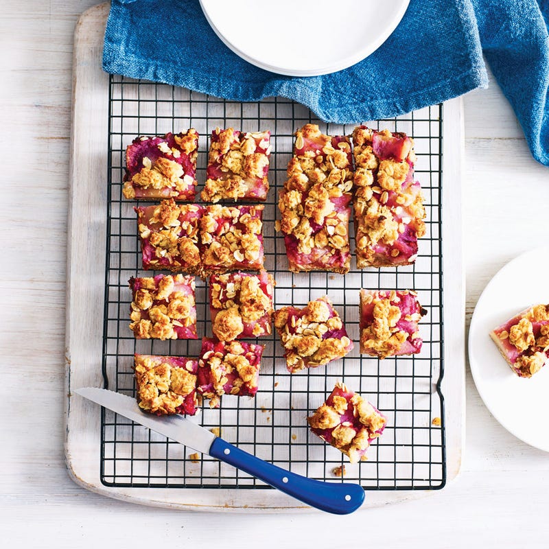 Crumble pommes fruits rouges