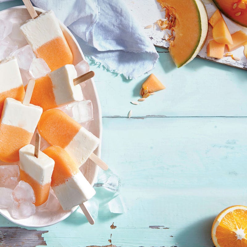 Pops de yaourt et de melon