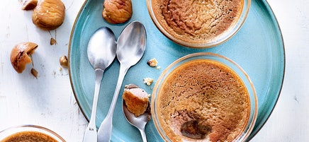 Flan de châtaignes
