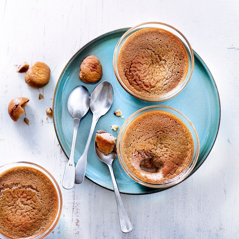 Flan de châtaignes