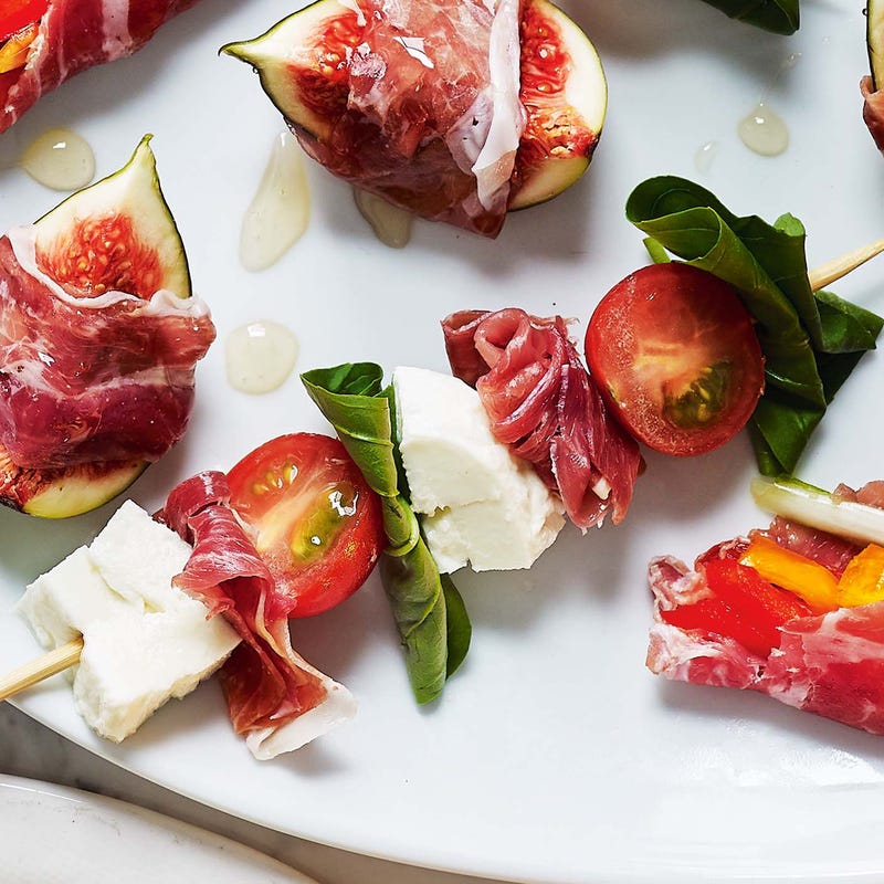 Photo of Parma ham, tomato & mozzarella skewers by WW