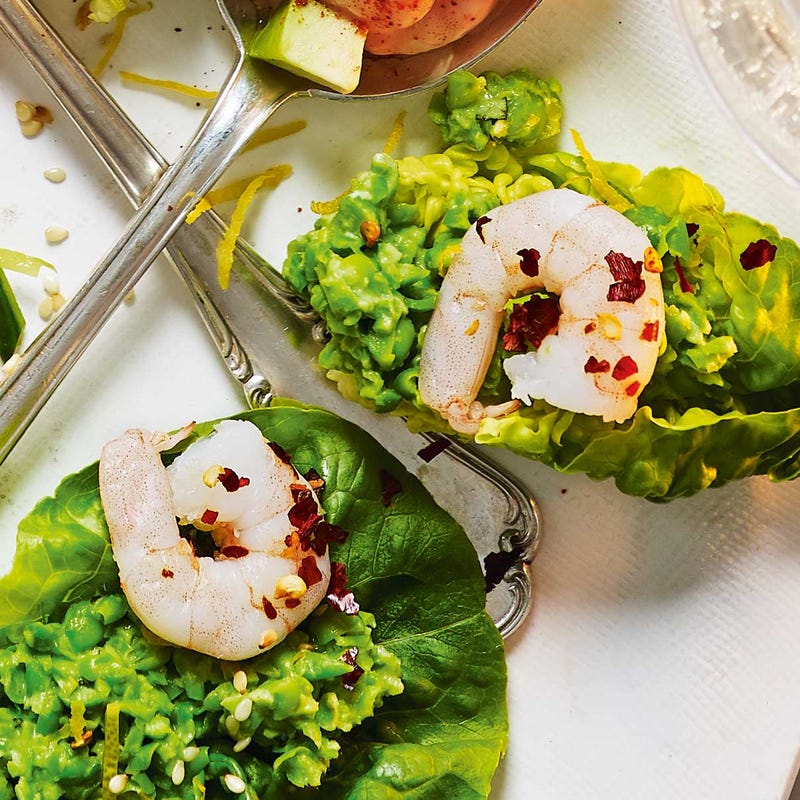 Photo of Mini pea & prawn cups by WW