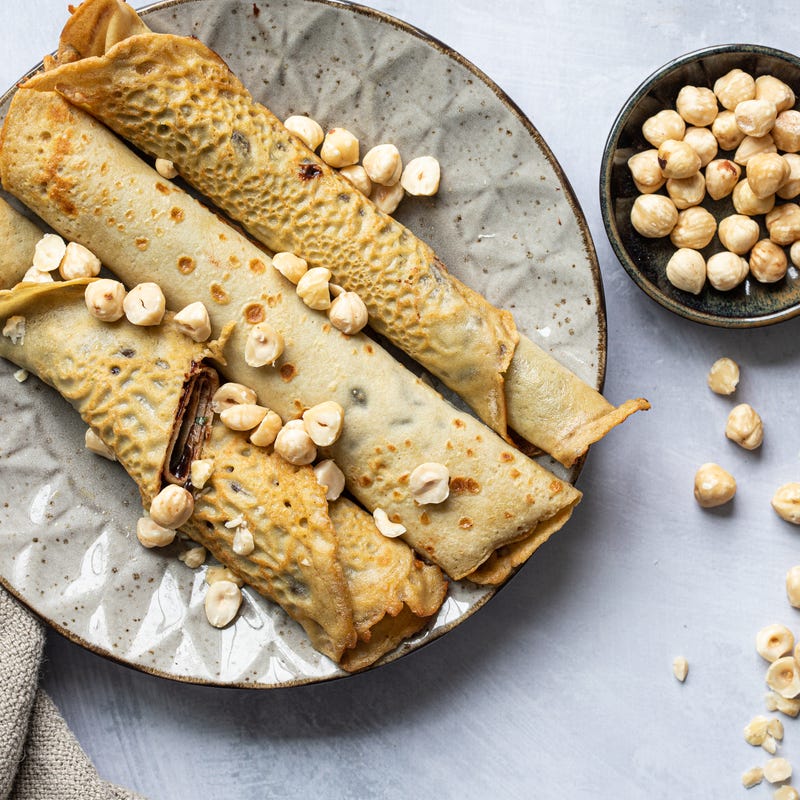Foto van Boekweit crêpe met nutella door WW