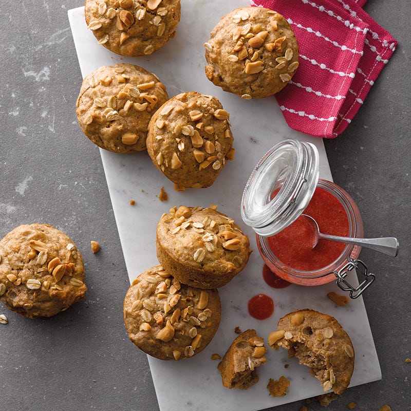 Foto van Pindakaas-banaanmuffins door WW
