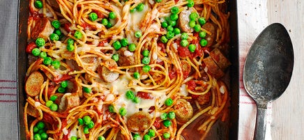 Sausage pasta bake