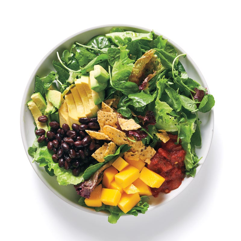 Baukasten Salat Mexican Style mit Mango