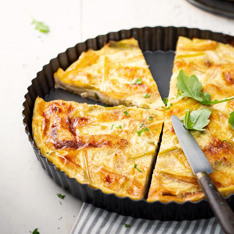 Photo de/du Quiche aux poireaux et maroilles par WW