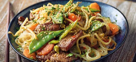 Asiatische Teriyaki-Nudeln