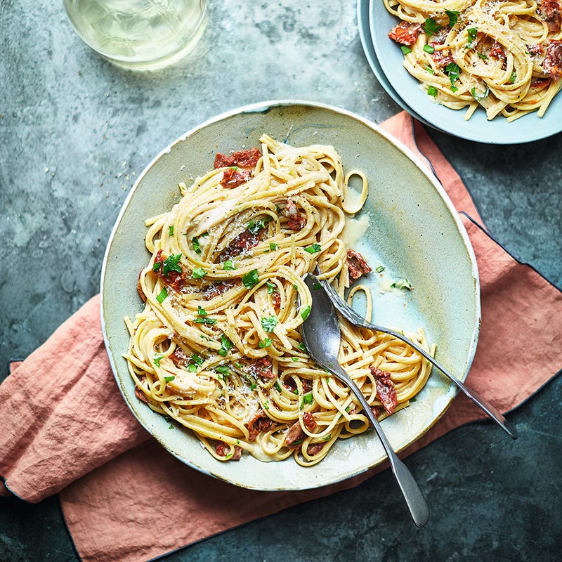 ViktVäktarna - Krämig pasta med soltorkade tomater