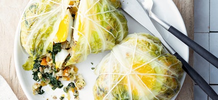 Choux farcis végétariens
