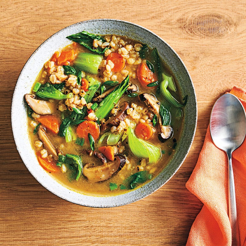 Photo of Mushroom barley soup by WW