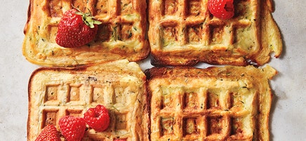 Zucchini waffles