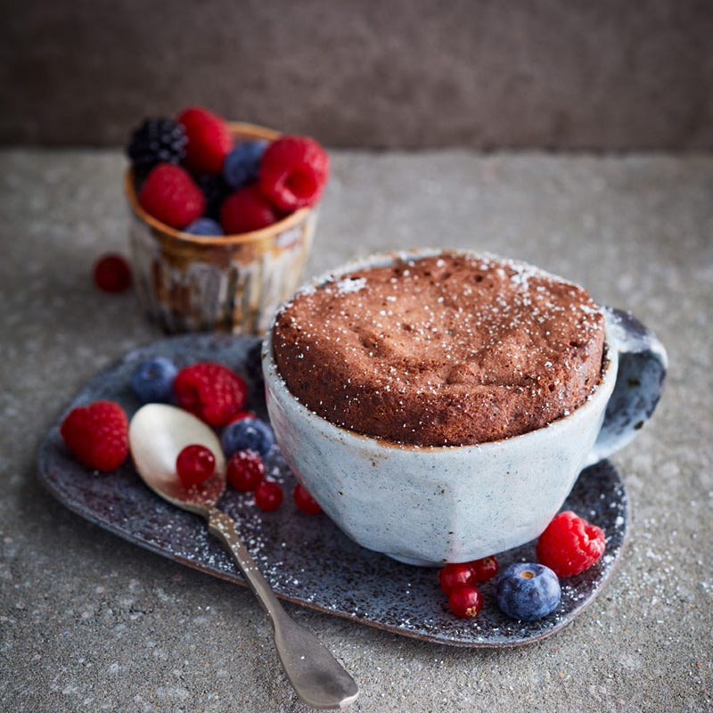 Schokomops mit Beeren