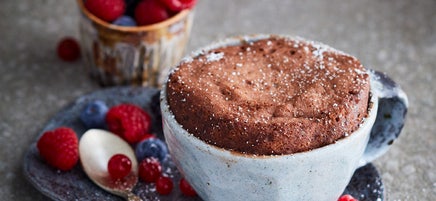 Schokomops mit Beeren