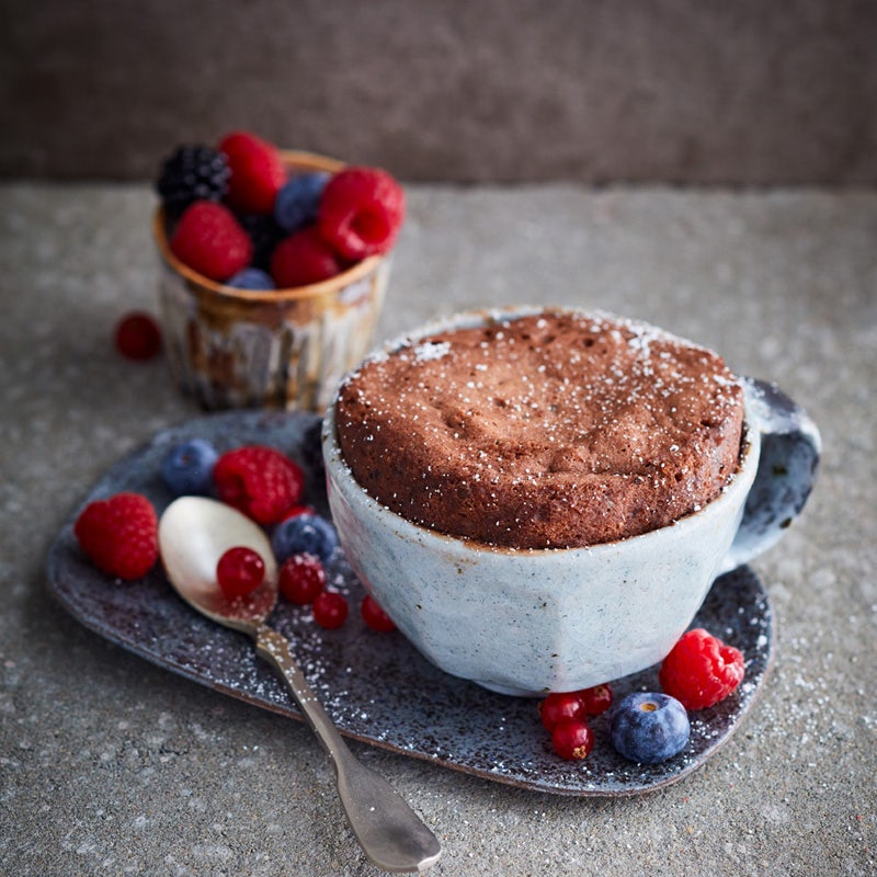 Schokomops mit Beeren