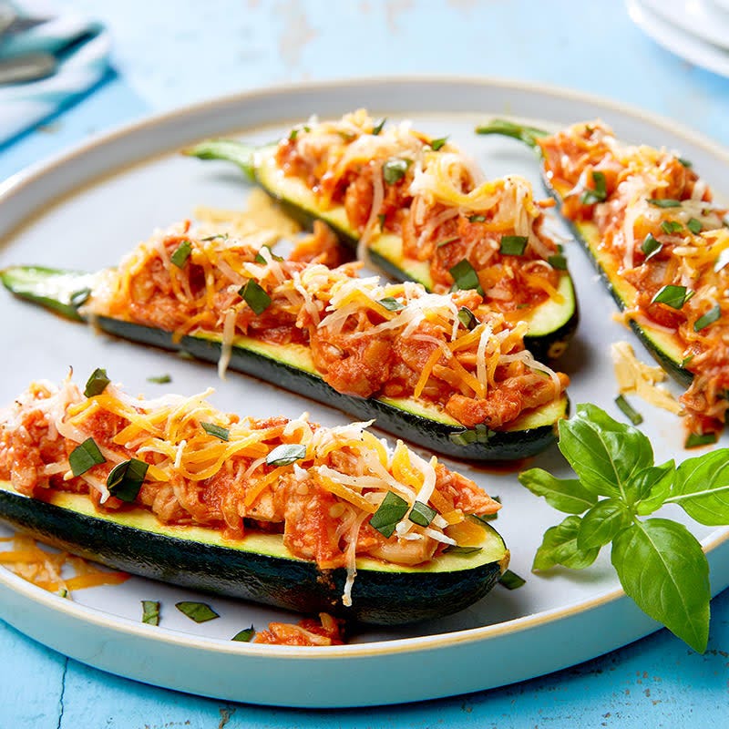 Photo of Chicken Zucchini Boats by WW