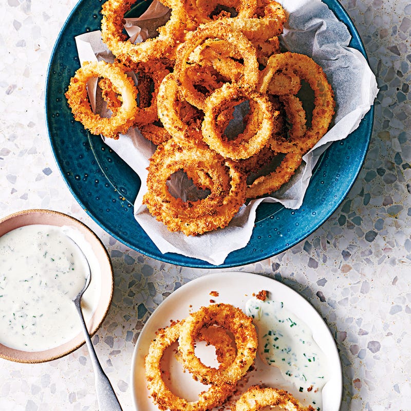 Photo of Crunchy onion rings with buttermilk dip by WW