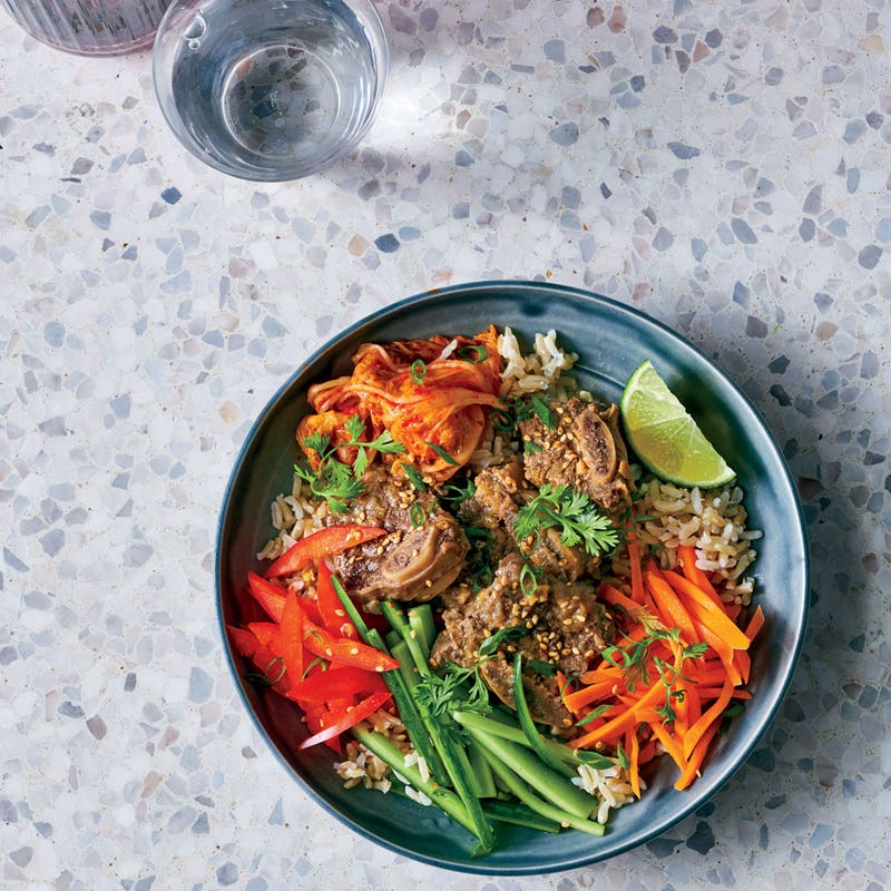 Bols de riz au bœuf à la coréenne