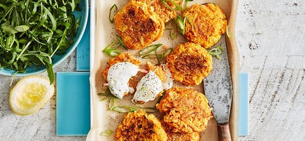Wendy's sweet potato and wasabi fritters