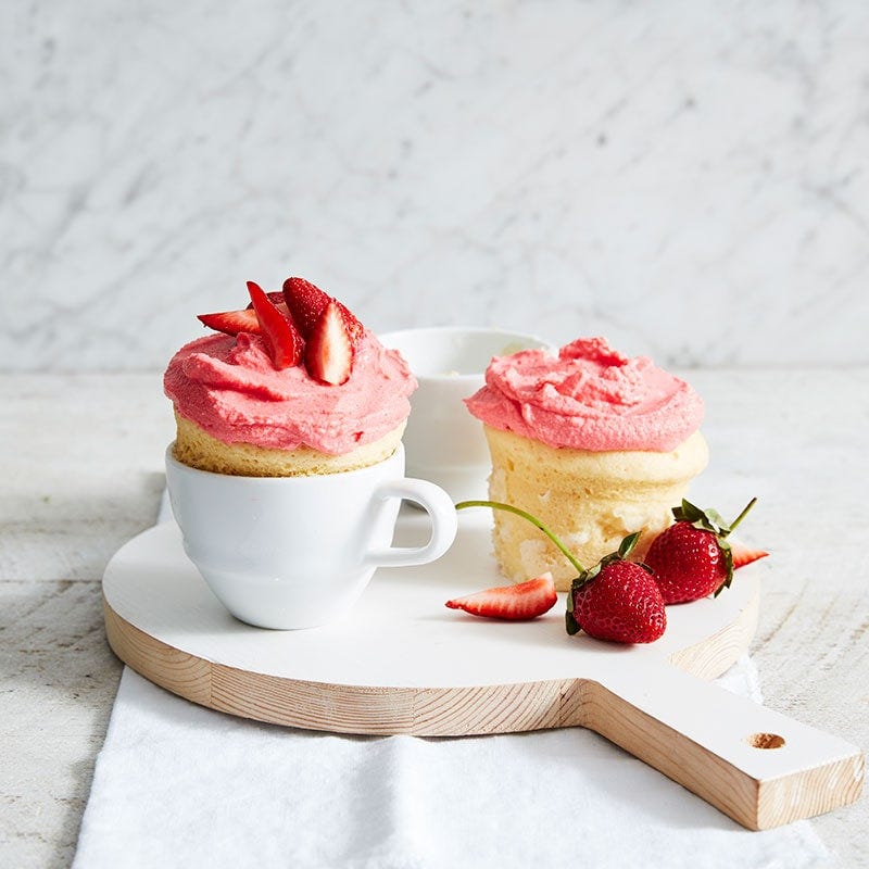 Strawberry breakfast muffin