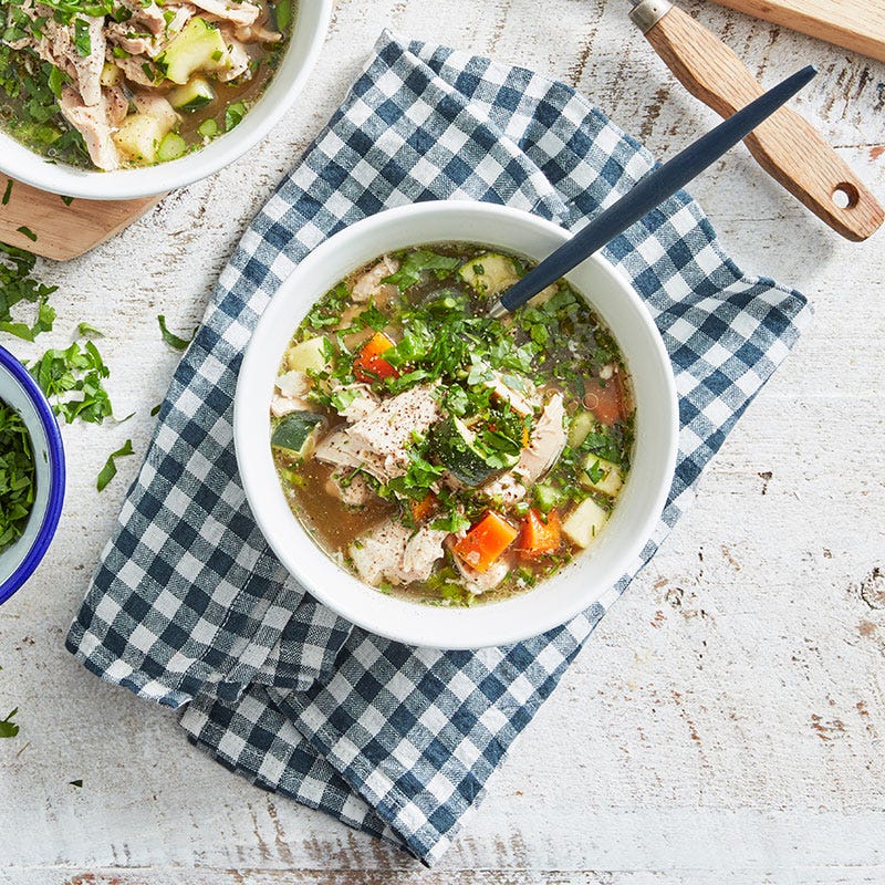 Lisa’s slow cooker chicken soup