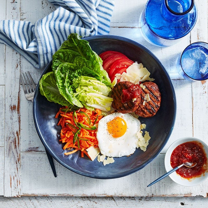 Lisa's burger bowl