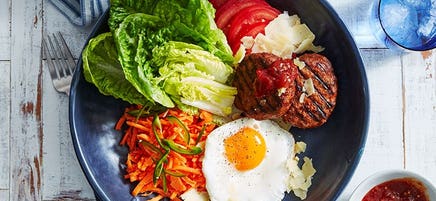 Lisa's burger bowl