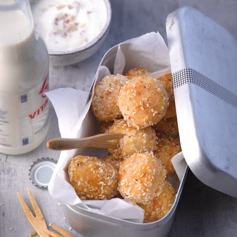 Photo de/du Boulettes de crevette sauce citronnelle par WW