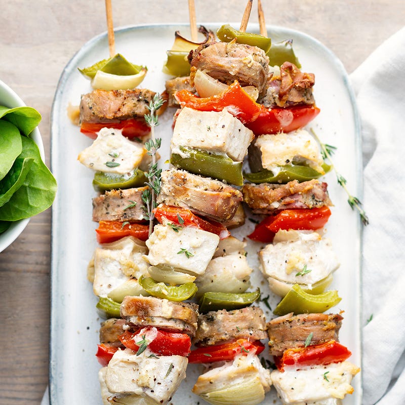 Photo de/du Brochettes d’espadon à l'andouillette par WW