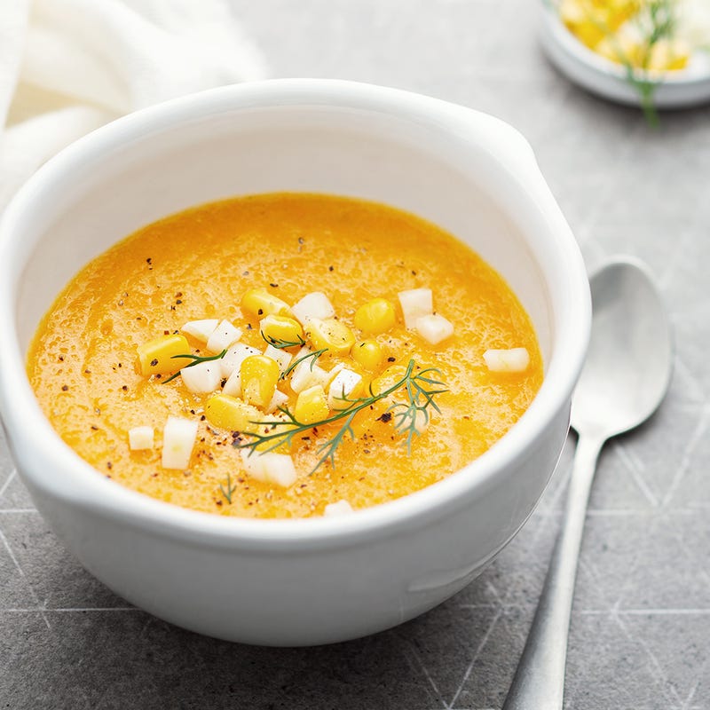 Photo de/du Potage butternut maïs par WW