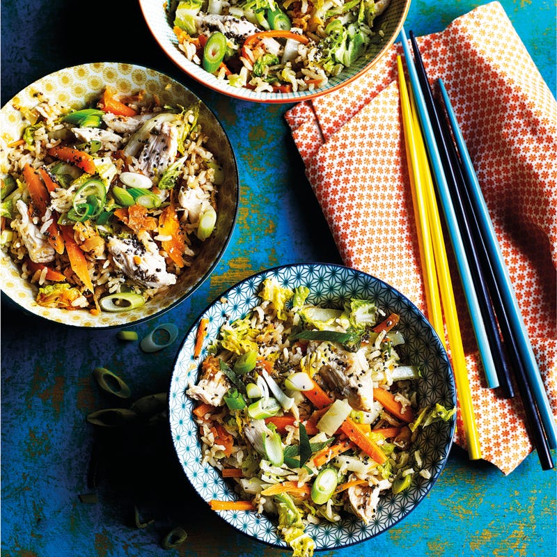 Photo de/du Riz sauté et poulet à la coréenne par WW