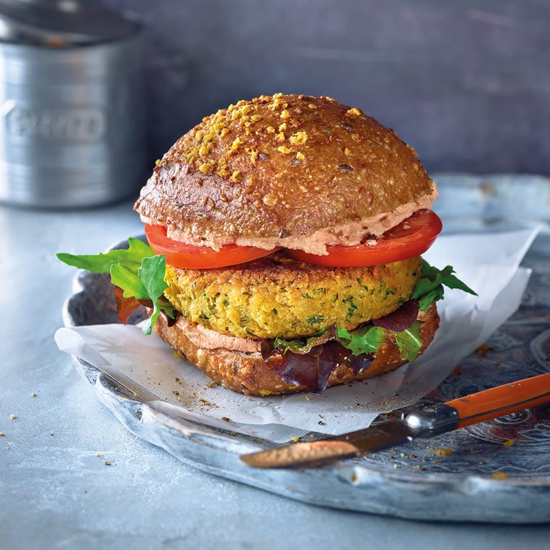 Falafelbrötli mit Harissacreme