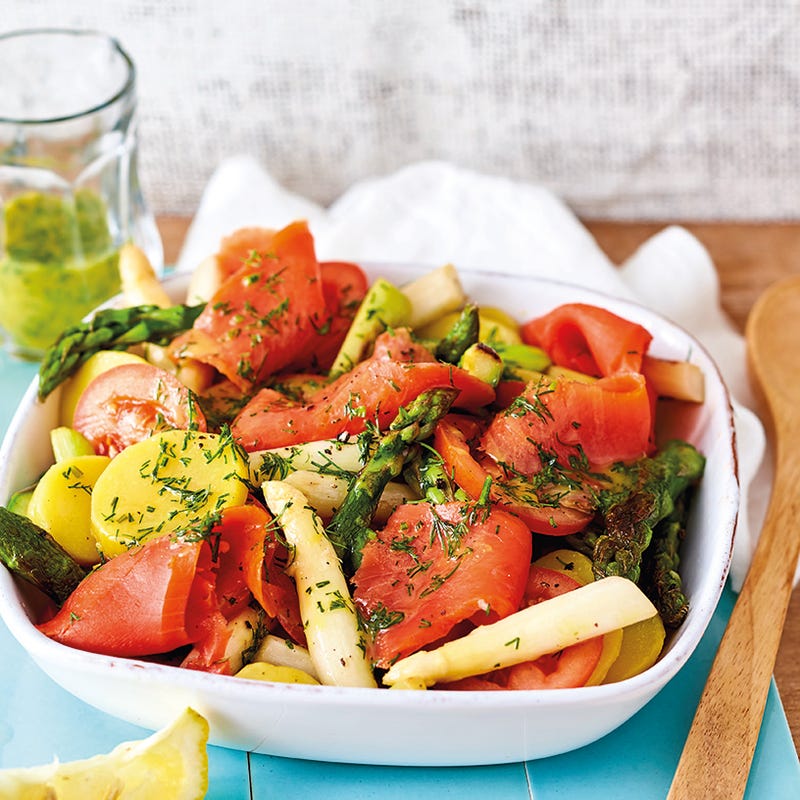 Photo de/du Salade d’asperges et de saumon par WW