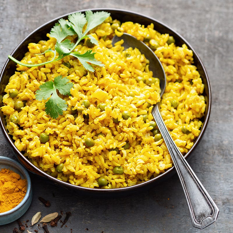 Photo de/du Riz pilaf coloré aux épices par WW