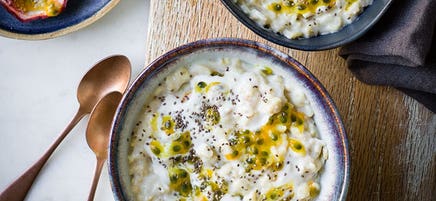 Coconut chia porridge