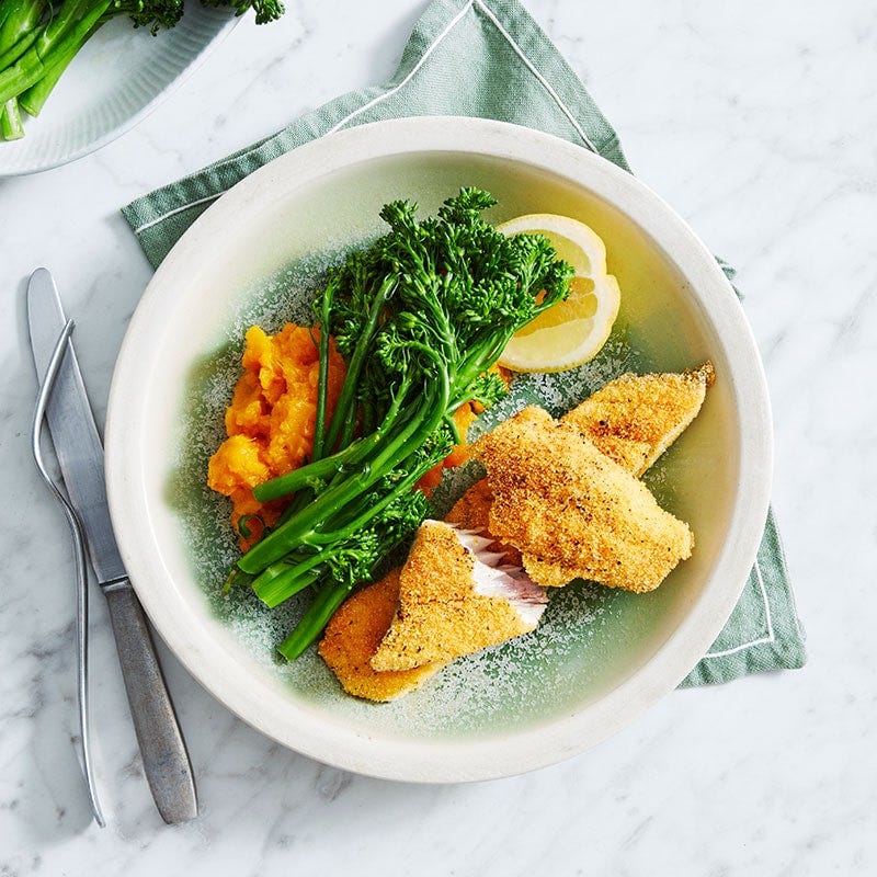 Selena's cajun spiced fish with vegies
