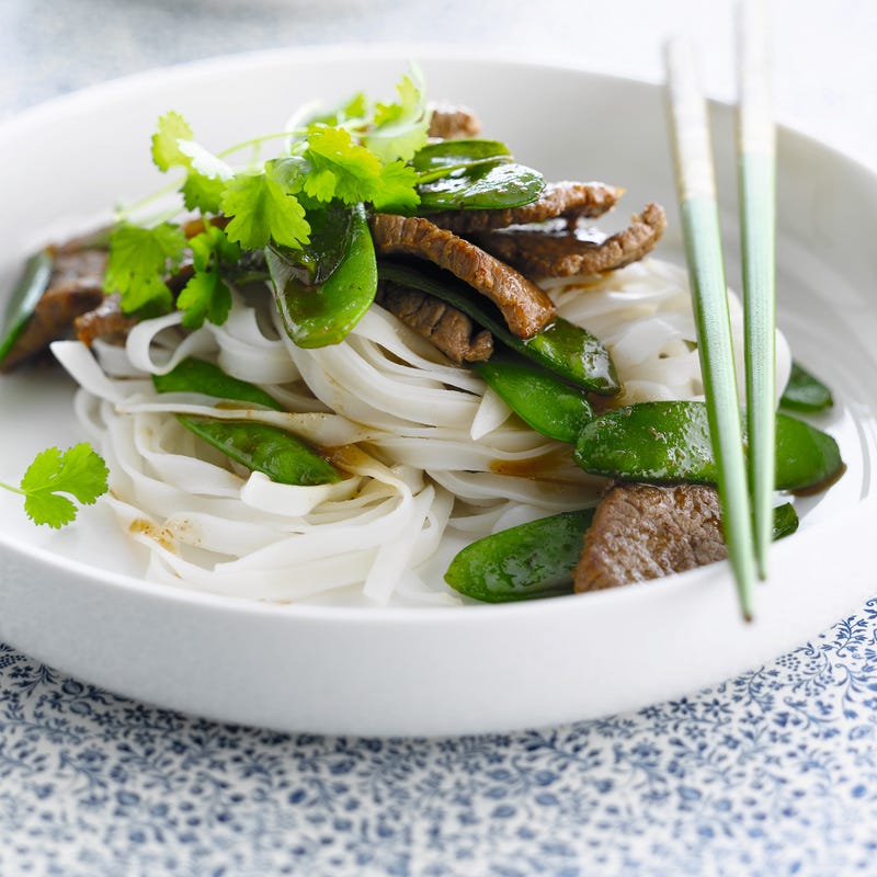 Foto van Thaise noedels met biefstuk door WW