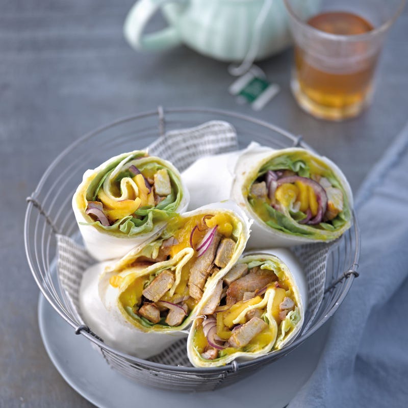 Photo de/du Wraps mangue, curry et aiguillettes de porc par WW