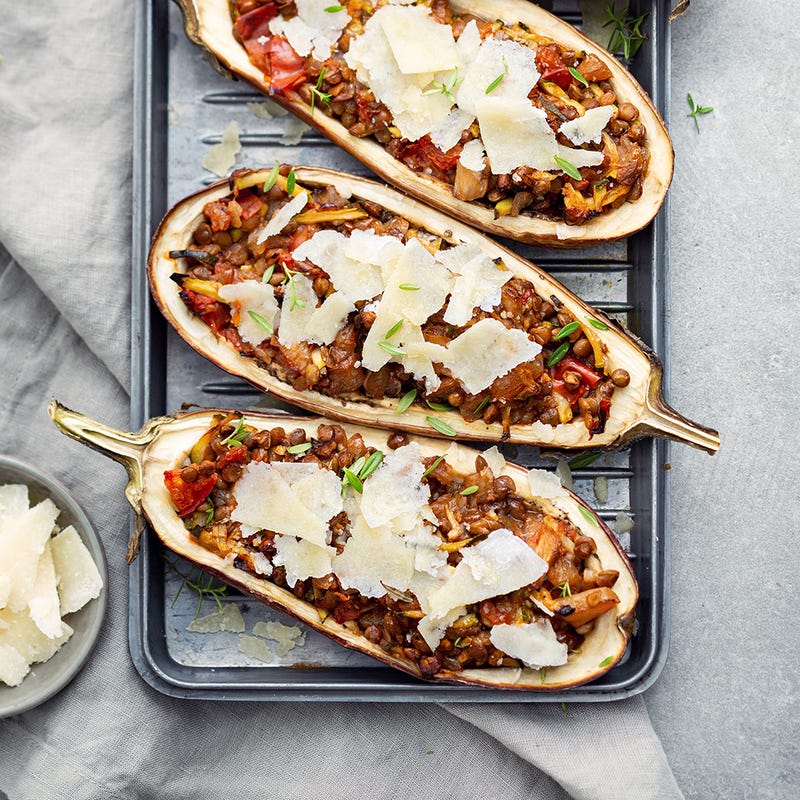 Photo de/du Aubergine aux lentilles à l'italienne par WW