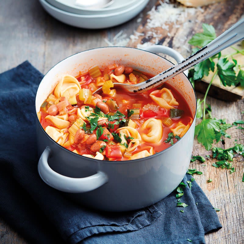 Tortellini-Bohnen-Eintopf