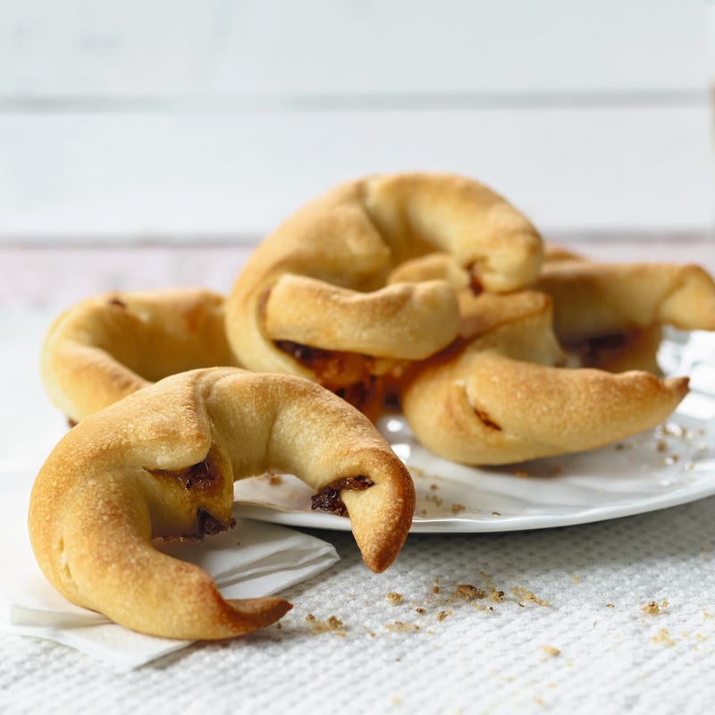 Foto van Fruitige rozijnhoorntjes door WW