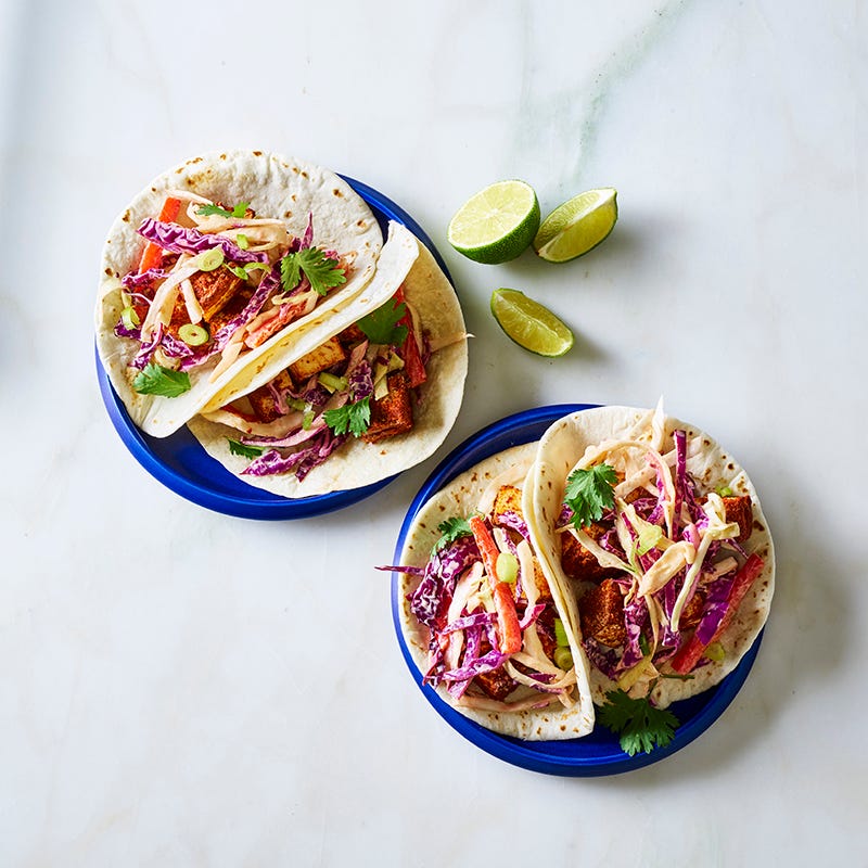 ViktVäktarna - Krispiga tofutacos med coleslaw
