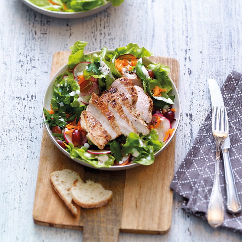 ViktVäktarna - Kycklingsallad med örtdressing