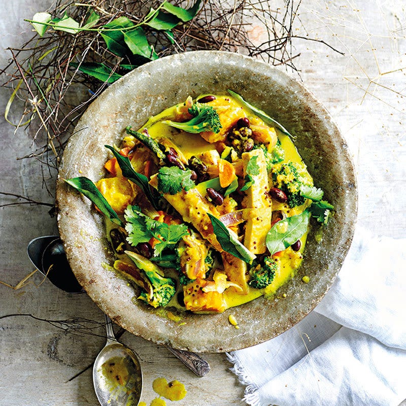 Gemüsecurry mit Tofu